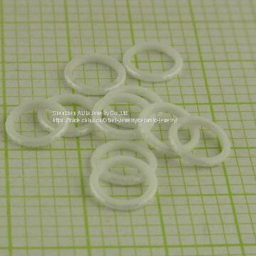 Zirconia Ceramic Ring Jewelry Laser Engraved Triangle Ring Men photo-4