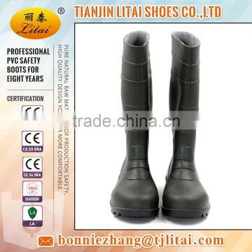 Industrial Anti-Static Safety Rain Boots Anti-Slip PVC Safety Boots photo-2