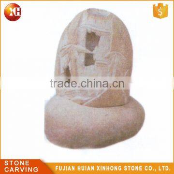 Japan Art Garden Eastern Natural River Stone Led Lantern