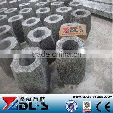 G623 Grey Sardo Granite Vase For Gravestone photo-2