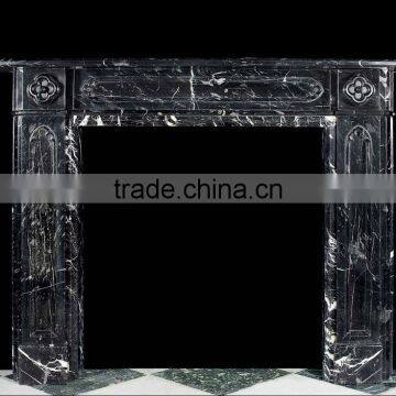 Black Marble Fireplace Mantel
