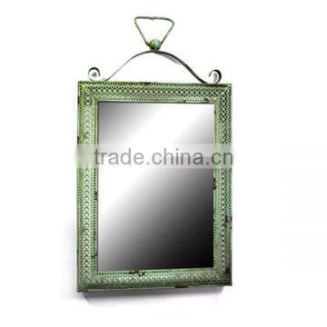 Metal Square Decorative Antique Wall Mirror