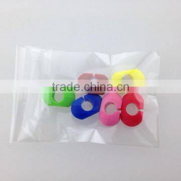 Wholesale 3D Designed FDA /LFGB Food Grade Glass Drink Cup Identifier Silicone Tea Cup Party Glass Marker photo-3
