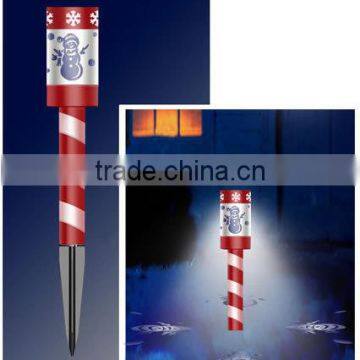 20-PC PINNACLE (PDQ) Solar XMAS Garden Decoration Path Light With Snowflake Lens photo-2