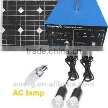 1218 PORTABLE SOLAR LIGHTING SYSTEM WITH DC&AC OUTPUT