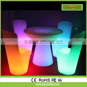 New syle led bar chair/Led furniture led table led chair/cyber cafe furniture