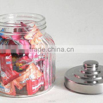 Personality Glass Bell Jars With Screw Tin Top Lid photo-2