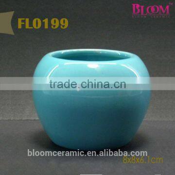 Light Blue Wholesale Ceramic Plant Pots photo-6