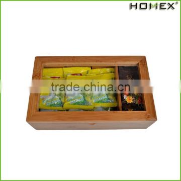 Bamboo Tea Box, Natural/Homex_Factory