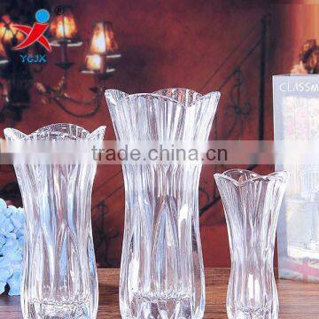 Crystal glass vase wholesale/creative transparent hydroponic/vase furnishing articles