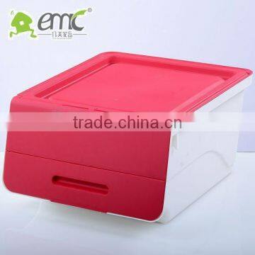 emc 3702 hot plastic storage box with foldable lid