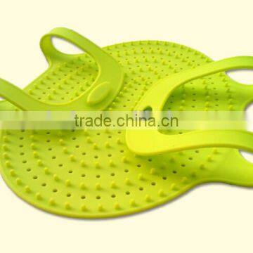Foodgrade Silicone Roast and Turkey Lifter/Duck and Chicken Silicone Roast Lifter/ Non Stick BBQ Grill Mat Duck Chicken Silicone photo-3