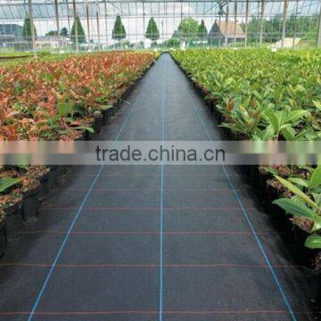 pp Woven Weed Control Black Plastic Mulch Ground Cover photo-2