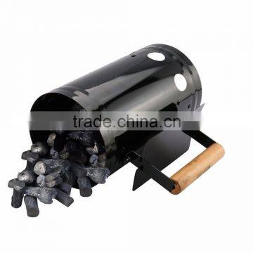 Good Helper Outdoor BBQ Chimney Charcoal Fire Starter With Wooden Handle photo-2