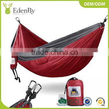 Custom cheap spring folding nylon hammock