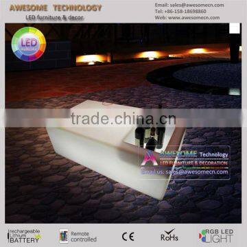 Outdoor Led Illuminated Lighted Coffee Table