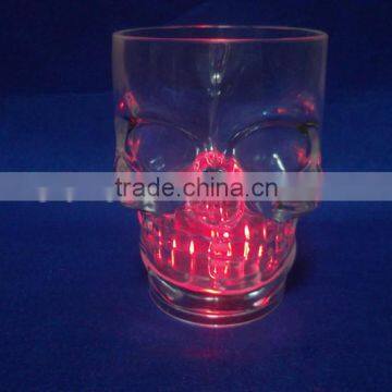 Acrylic Halloween LED Light up Party Decoration Skull Plastic Cup for Sale photo-5