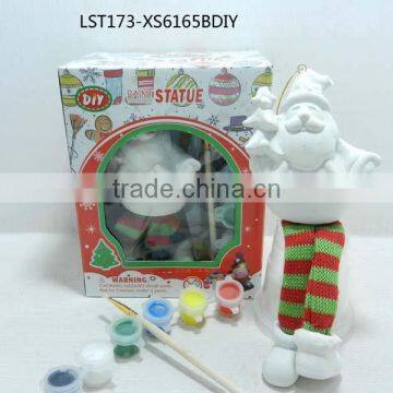 Ceramic Diy Paint Statue for Christmas Gift photo-3