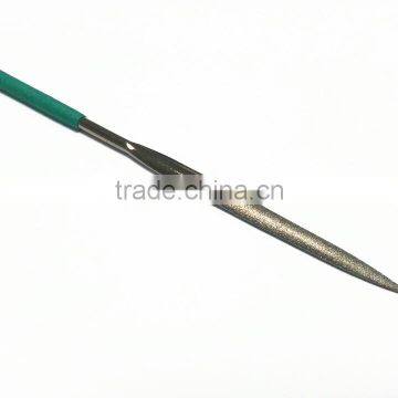 Half round shaped Diamond Needle File for handle using