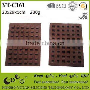 silicone ice cube tray with 54 holes square shape