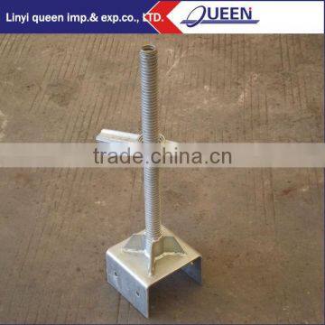 Scaffolding Formwork Accessories Adjustable U Head Screw Jack Base