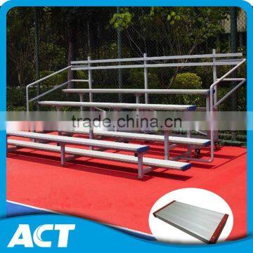 4-row portable bleachers