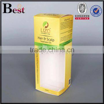 paper packaging box with clear window