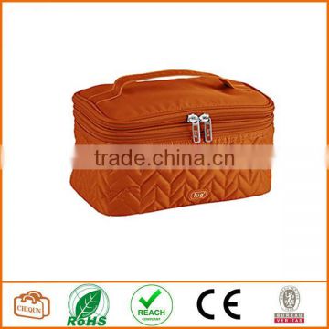 Two Step Cosmetic Case Orange