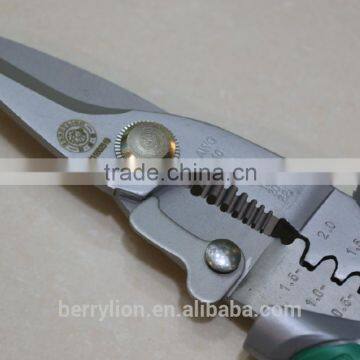 Berrylion 8"/200mm Crimping Plier Wire Stripper Multifunction Electrical Cutter photo-4