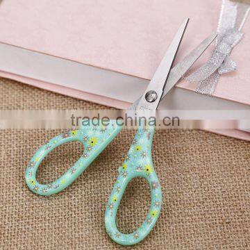 CIJ05-- Hot Sale & Good Quanlity Cheap Classical Flower Painting Student Scissors photo-5