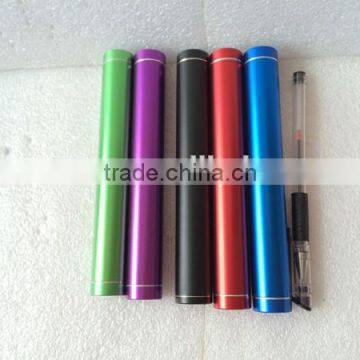 Wholesale 3600mAh Mini Aluminum Round Tube Power Bank Charger photo-3