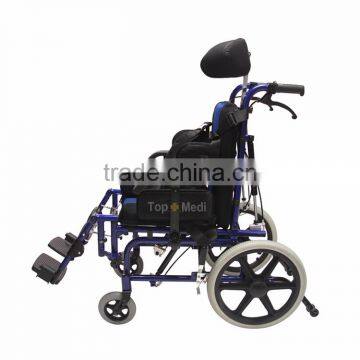 2015 New Product Used Pediatric Children Manual Cerebral Palsy Reclining Aluminum Wheelchair Wheelchairs photo-3