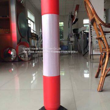 1.2M Rubber Base Flexible PE Warning Post, Delineator Post photo-3