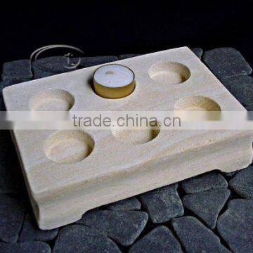 STONE CANDLE HOLDER photo-1
