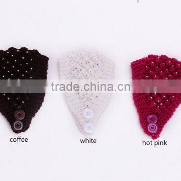 2015 Hot sell stock crochet head wraps crochet knit headwrap