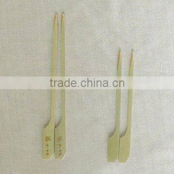 flat wooden skewers