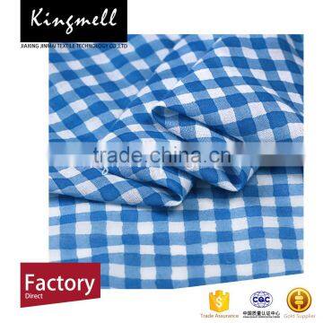 Customized Combed Cotton Plaid Fabric for Lady Garment photo-5