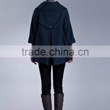 Best Selling Winter Women Cape Poncho Coats Competitive Price photo-6