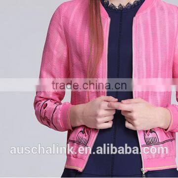 Latest Korean Style Classic Fashion Embroidered Casual Jacket Customized photo-5