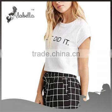 Top tee white t-shirts bulk wholesale t shirts for ladies