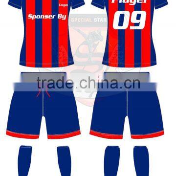 Customized Your Unique Cool Soccer Jersey Set Home and Away Classic Short Sleeve Blank Football Uniform of Low Price Paypal photo-2