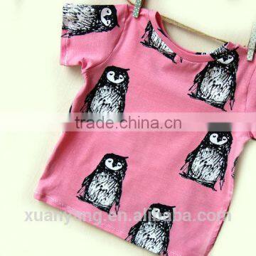Hot Sale Childrens Boutique Clothing Cute Baby Tops Custom Printing Baby Girls t Shirt photo-4