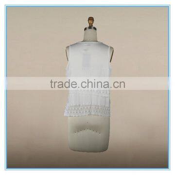 Fashion White Lace Camisole Sexy Sleeveless Tube Top Photos For Ladies photo-3