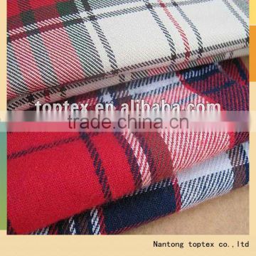 100% cotton yarn dyed T-shirt fabric