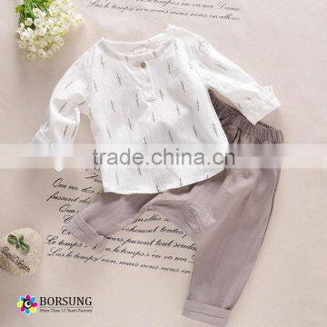 New autumn casual stylish cotton printing baby boy sets clothes for children's clothing sets