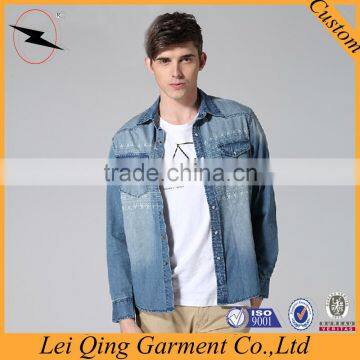 Wholesale Plain Denim Jackets Shirts Suppliers photo-3