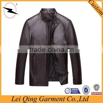New Black Fashion Men Casual Leather Jackets photo-3