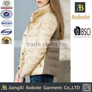 2015 New Fashion Women Duck Down For Short Jiont Women Jacket