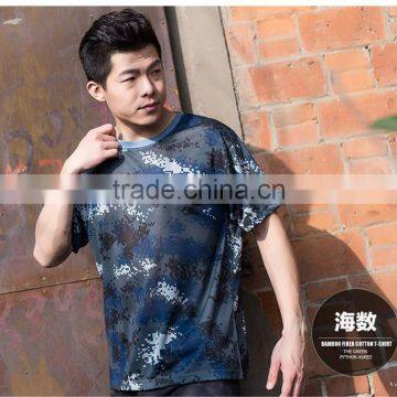 2016 Wholesale Men Camouflage Dryfit Breathable T-shirt Men Army Tactical Combat T Shirt Military Sport Camo Camp Mens T Shirts photo-3