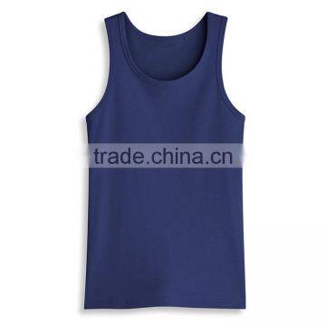 New Model Design 100% Cotton Fashion Wholesale Mens Custom Stringer Tank Top photo-2